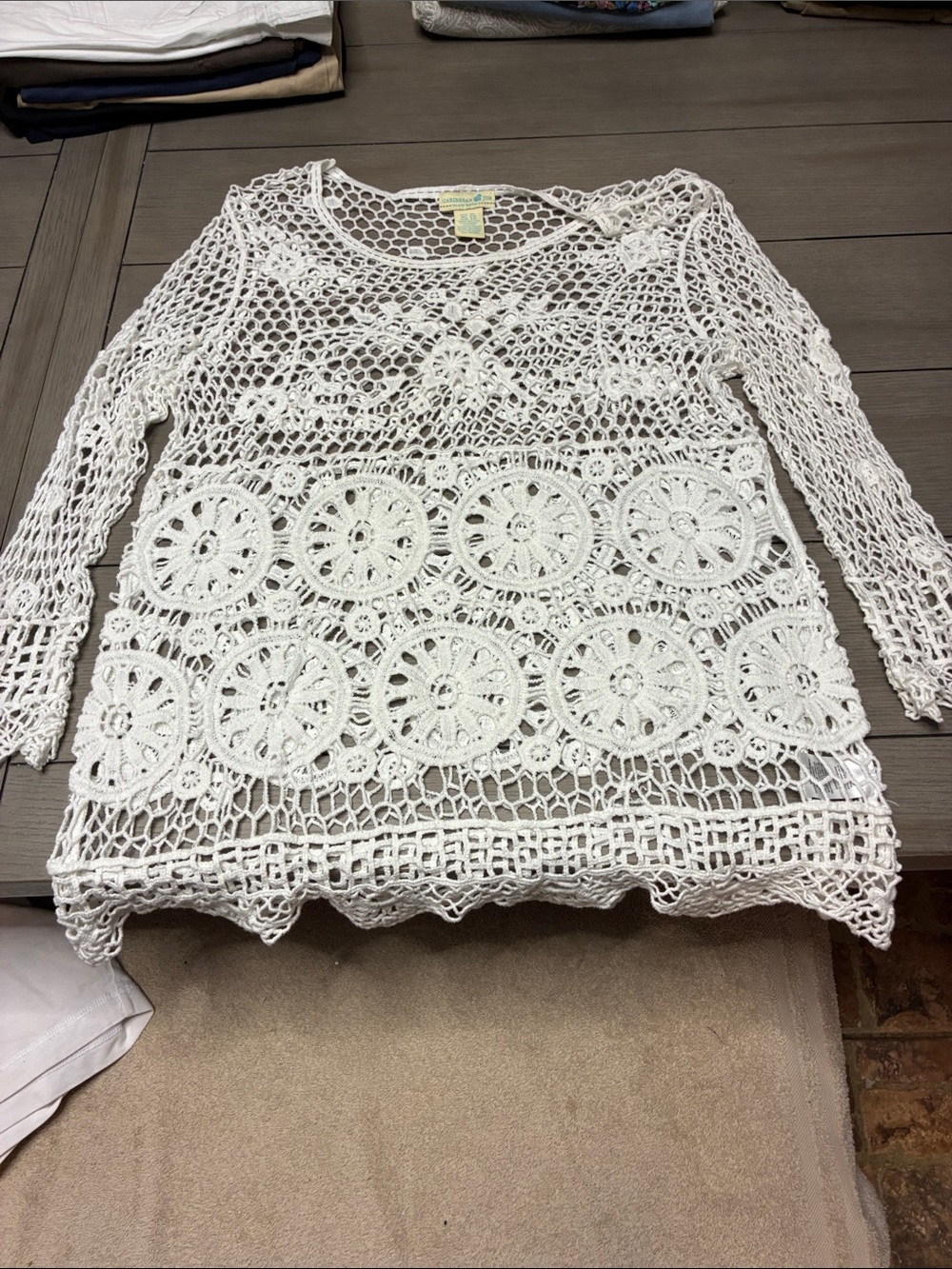 Crocheted shell